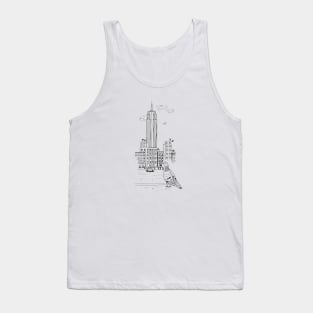 Empire State Pigeon Tank Top